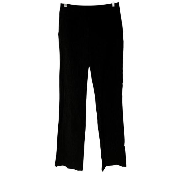 Djerf Avenue Pants - Djerf Avenue black gray striped high waist trousers 35 inseam womens M $170 MRSP